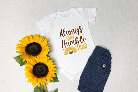 Sunflower SVG - Always Stay Humble And Kind SVG CraftLabSVG 