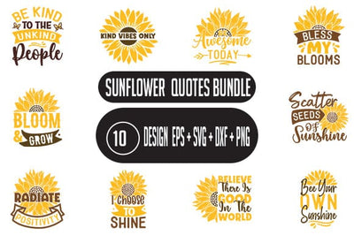 Sunflower SVG bundle 10 design SVG Nurstore 