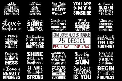 Sunflower SVG bundle 25 design SVG Nurstore 