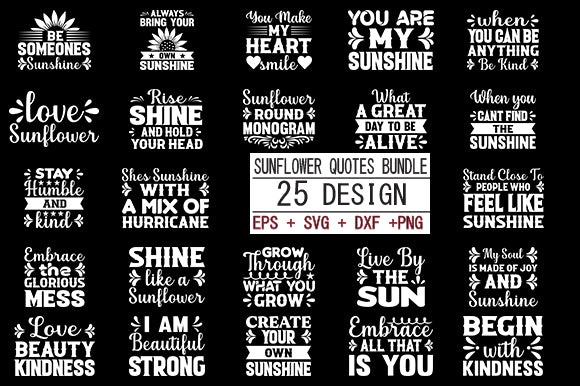 Sunflower SVG bundle 25 design SVG Nurstore 