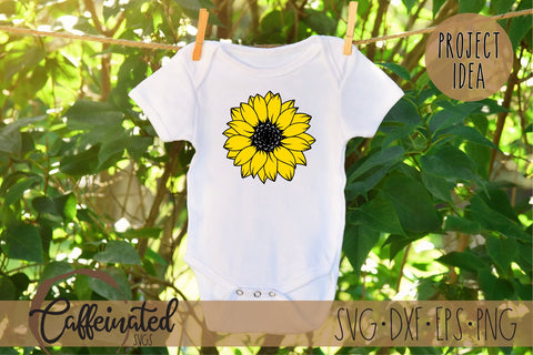 Sunflower SVG Bundle SVG Caffeinated SVGs 