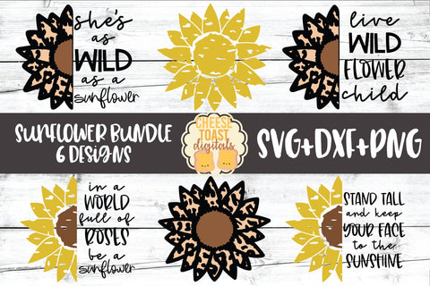 Sunflower SVG Bundle SVG Cheese Toast Digitals 