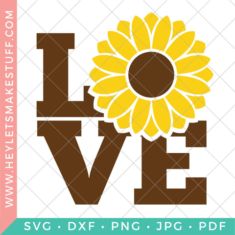 Sunflower SVG Bundle SVG Hey Let's Make Stuff 