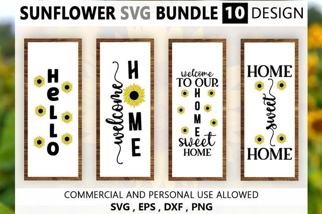 Sunflower SVG Bundle.half sunflower svg, sunflower monogram svg, SVG Designangry 