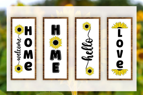 Sunflower SVG Bundle.half sunflower svg, sunflower monogram svg, SVG Designangry 