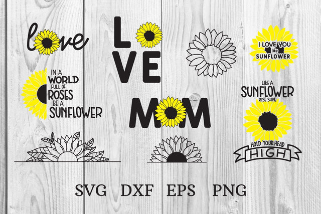 Sunflower SVG bunle, flowers svg SVG dadan_pm 