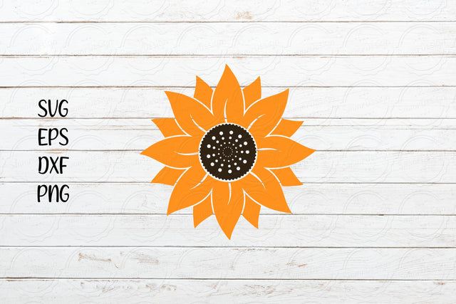 Sunflower SVG Design, Floral Design SVG SmmrDesign 