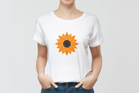 Sunflower SVG Design, Floral Design SVG SmmrDesign 