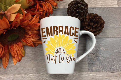 Sunflower SVG | Embrace All That Is You SVG CraftLabSVG 