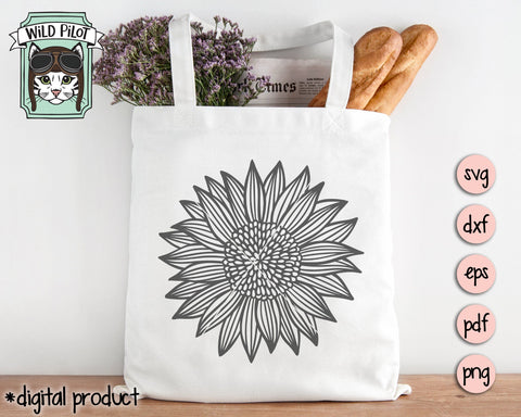 Sunflower SVG Files, Flower SVG, Sunflower Bundle svg, Floral Cut File, Sunflower Border SVG, Sunflower Frame SVG, Cow Skull SVG, Pumpkin Cut File, Cowboy Boots SVG SVG Wild Pilot 