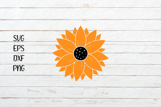 Sunflower svg, Floral svg SVG SmmrDesign 