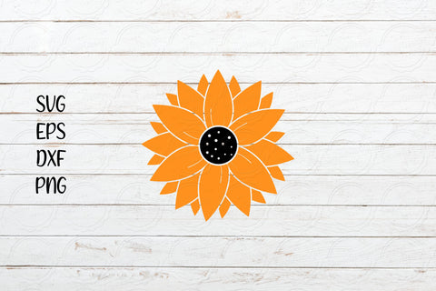 Sunflower svg, Floral svg SVG SmmrDesign 