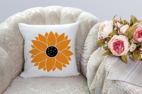 Sunflower svg, Floral svg SVG SmmrDesign 