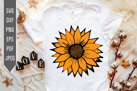 Sunflower Svg. Floral Svg. Yellow Sun Flower Svg. Mother's Day Svg. Mom Svg. Mom Life Svg. Mother Dxf, eps, png, jpg pdf SVG Mint And Beer Creations 