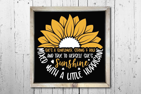 Sunflower SVG, Half Sunflower SVG, Sunflower Quotes SVG SVG CraftLabSVG 
