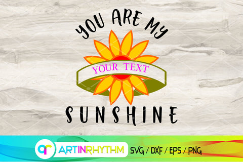 sunflower svg, monogram SVG Artinrhythm shop 