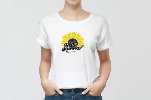 Sunflower svg Quotes Mini Bundle, 10 Design Sunflower Bundle v01 SVG SmmrDesign 