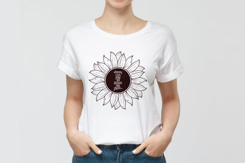 Sunflower svg Quotes Mini Bundle, 10 Design Sunflower Bundle v02 SVG SmmrDesign 