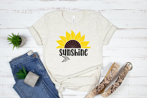 Sunflower svg Quotes Mini Bundle, 10 Design Sunflower Bundle v02 SVG SmmrDesign 