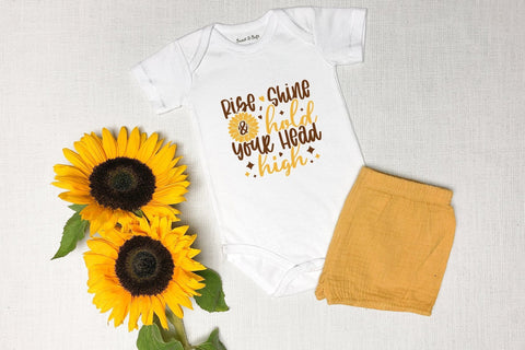 Sunflower SVG, Rise Shine & Hold Your Head High SVG CraftLabSVG 