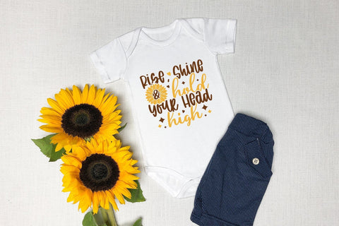 Sunflower SVG, Rise Shine & Hold Your Head High SVG CraftLabSVG 