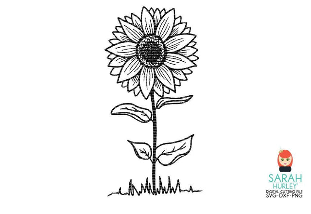 Sunflower SVG Sarah Hurley 