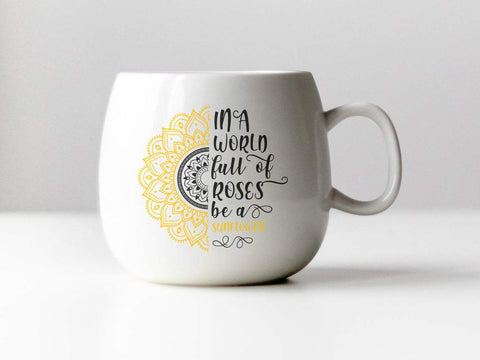 Sunflower svg, Sunflower clipart, Mandala svg, Flower svg, Zentangle svg, Funny quote svg, fun svg, funny sayings svg, floral svg SVG CutLeafSvg 