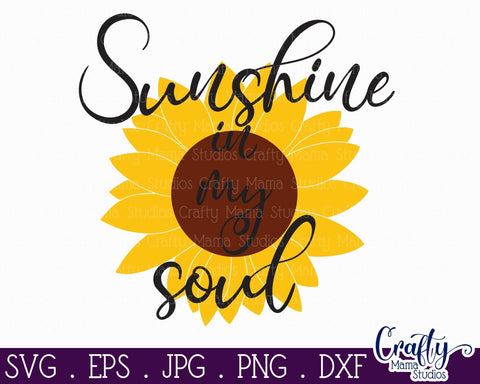 Sunflower Svg, Sunflower Quote, Sunflower Shirt Design SVG Crafty Mama Studios 