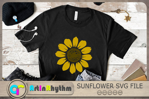 Sunflower Svg, Sunflower Svg File, Flower Svg SVG Artinrhythm shop 