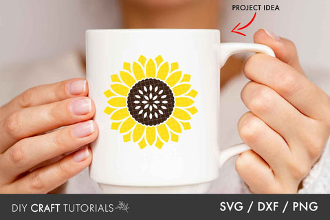Sunflower SVG Templates SVG DIY Craft Tutorials 