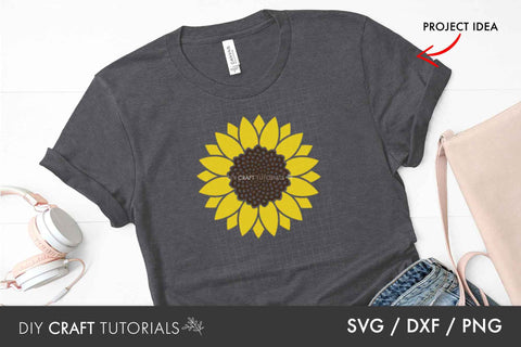 Sunflower SVG Templates SVG DIY Craft Tutorials 