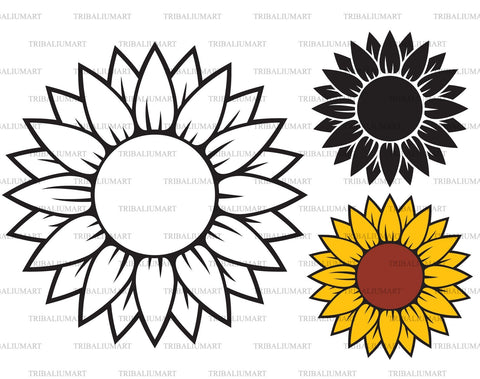 Sunflower SVG TribaliumArtSF 