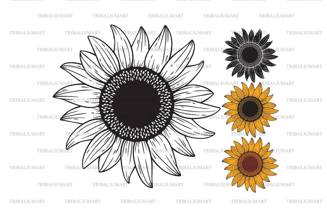 Sunflower SVG TribaliumArtSF 