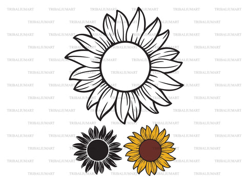 Sunflower SVG TribaliumArtSF 