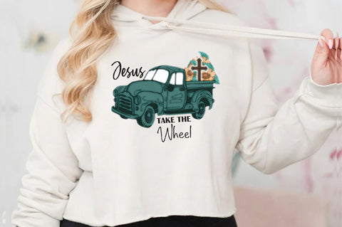 Sunflower Truck Jesus Take the Wheel PNG Sublimation Jagonath Roy 