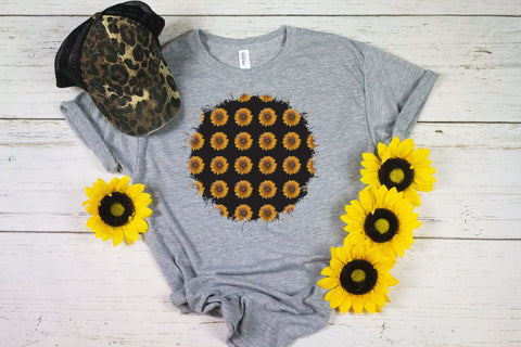 Sunflower Tshirt sublimation Designs Sublimation Natasha Prando 