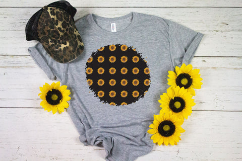 Sunflower Tshirt sublimation Designs Sublimation Natasha Prando 