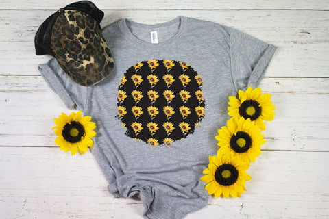 Sunflower Tshirt sublimation Designs Sublimation Natasha Prando 