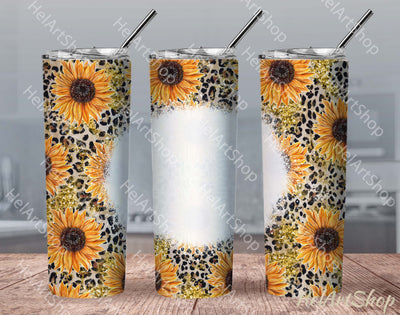 Sunflower Tumbler PNG |SKINNY TUMBLER 20oz Png Sublimation _HelArtShop_ 