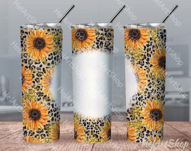 Sunflower Tumbler PNG |SKINNY TUMBLER 20oz Png Sublimation _HelArtShop_ 