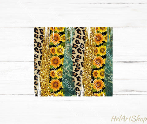 Sunflower Tumbler PNG Sublimation, SKINNY TUMBLER Png Sublimation _HelArtShop_ 