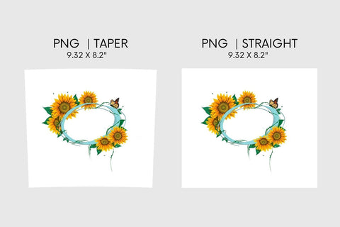 Sunflower Tumbler Sublimation Sublimation SvgOcean 