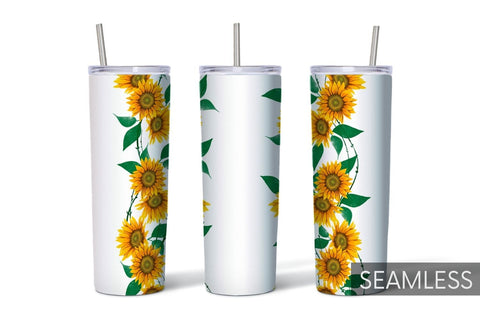 Sunflower Tumbler Sublimation Sublimation SvgOcean 