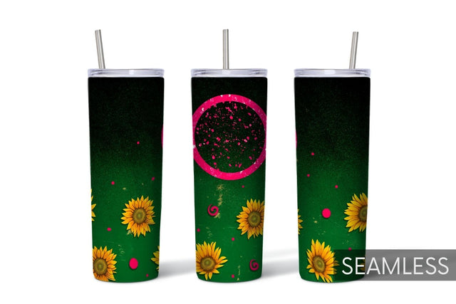 Sunflower Tumbler Sublimation Sublimation SvgOcean 