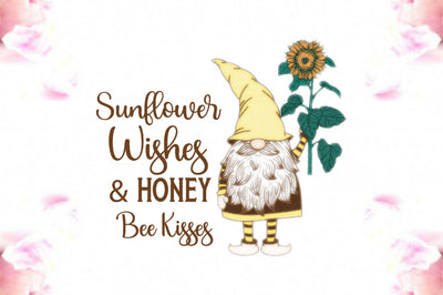 Sunflower Wishes Gnomes Sublimation Sublimation Jagonath Roy 
