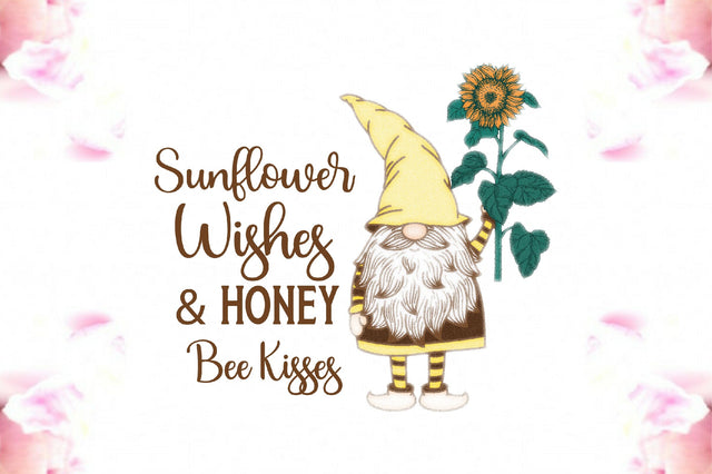 Sunflower Wishes Gnomes Sublimation Sublimation Jagonath Roy 