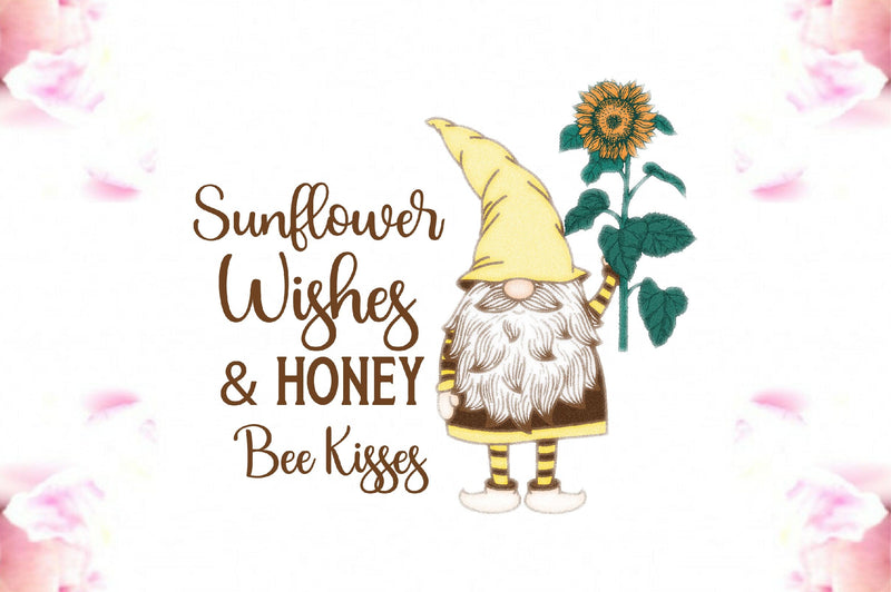 Sunflower Wishes Gnomes Sublimation Sublimation Jagonath Roy 