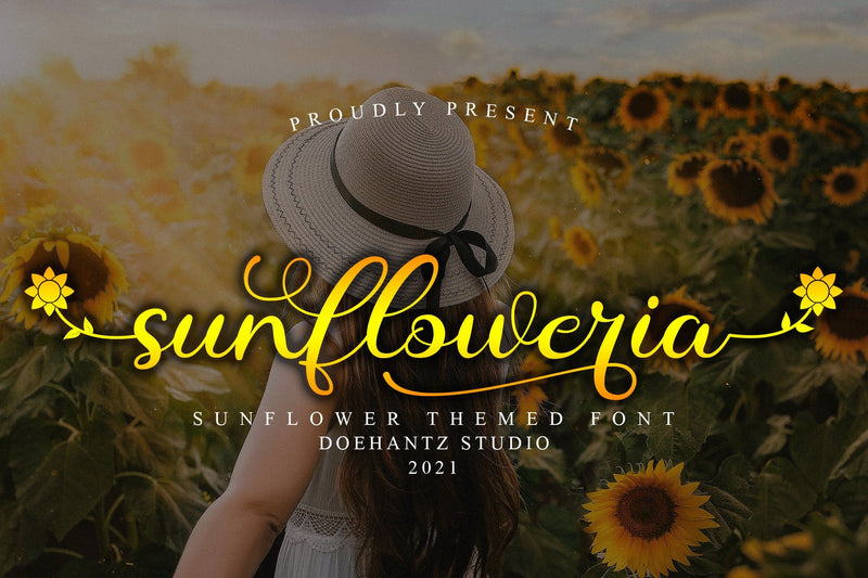 Sunfloweria Font love script 