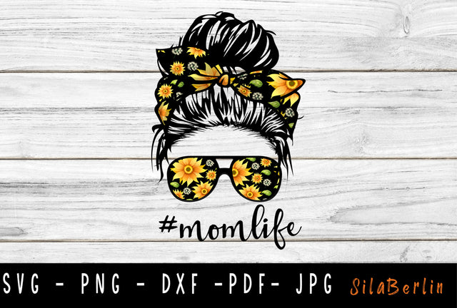 Sunflowers Kid Life SVG, Kid Skull svg, Kid life Sunflower svg, Hair Sunglasses svg, Headband Kid svg, Sublimation Design, Digital Download SVG SilaBerlin 