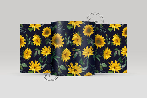 Sunflowers Mug Sublimation Template, Floral Mug Wrap, Flower Sublimation Wrap, 11 & 15 Oz Mug Cricut Press Sublimation Wrap, Mug Gift Idea Sublimation Syre Digital Creations 